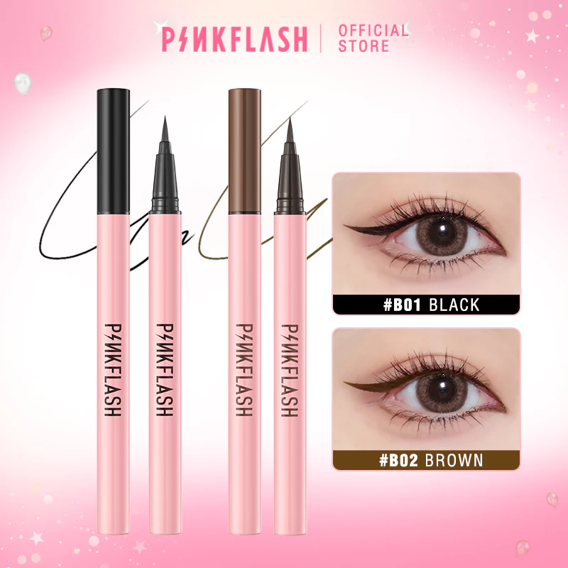 Pinkflash Ohmypinkflash ดินสอเขียนขอบตากันน้ําติดทนนาน 2 สี