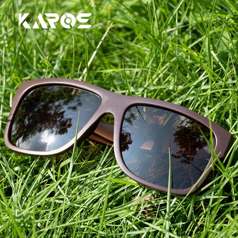 KAROS แว่นกันแดดโพลาไรซ์แฟชั่นสำหรับคนขับ ป้องกันแสงสะท้อนและUV400 เหมาะสำหรับกิจกรรมกลางแจ้ง ออกแบบมาเพื่อความสะดวกสบายด้วยน้ำหนักเบา