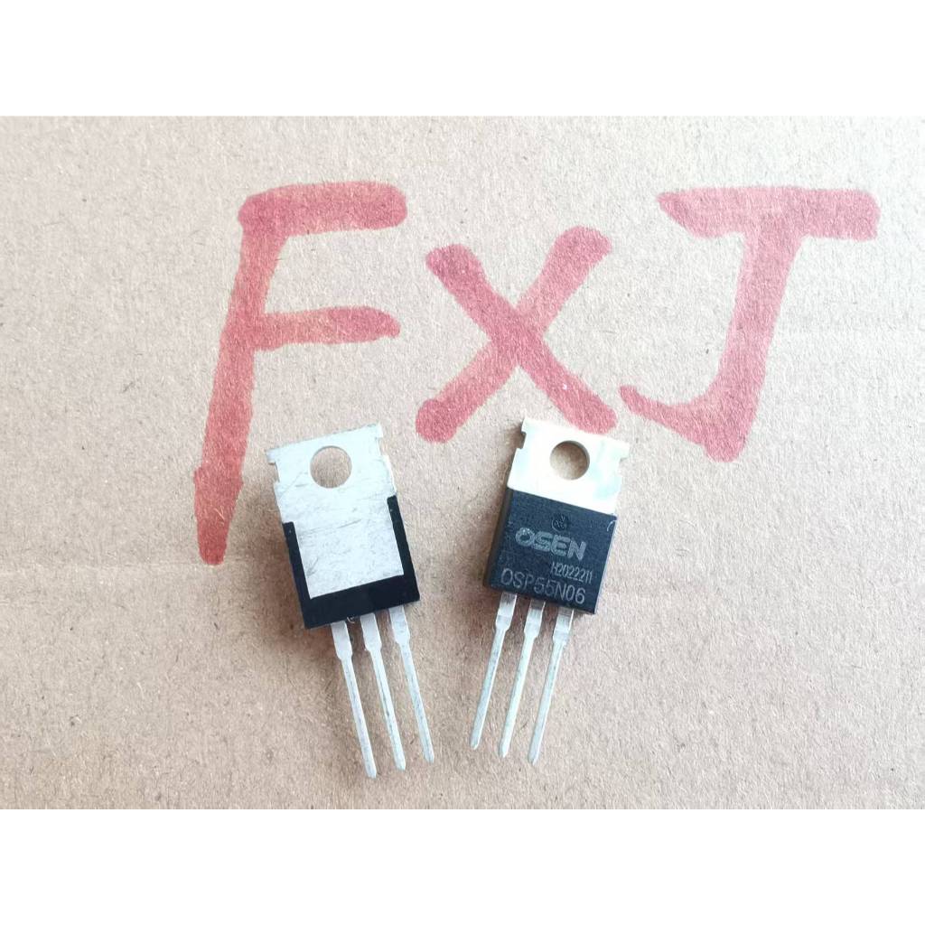 ((10 ชิ้น) OSP55N06 ยี่ห้อใหม่ OSP55N06C 55A/60V TO-220N Channel Field Effect Tube