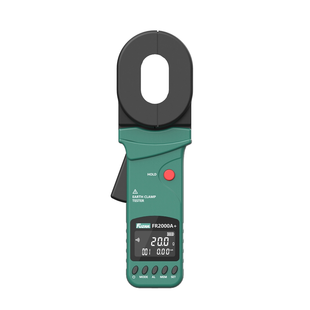 FR2000A + แคลมป์ Ground Earth Resistance Test Meter Digital Clamp Meter Earth Resistance Leakage Cur