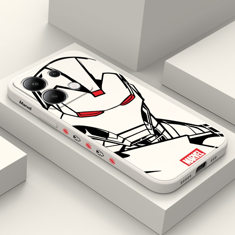 เคสโทรศัพท์สําหรับ Xiaomi Redmi Note 14 13 Pro Plus + 4G 5G Red Eyed Spider สบายรู้สึกฝาครอบ