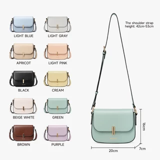 MOSSDOOM Valerie Bag กระเป๋าสะพายข้างแฟชั่นผู้หญิง เเข็งเเรงทนทาน คลาสสิก