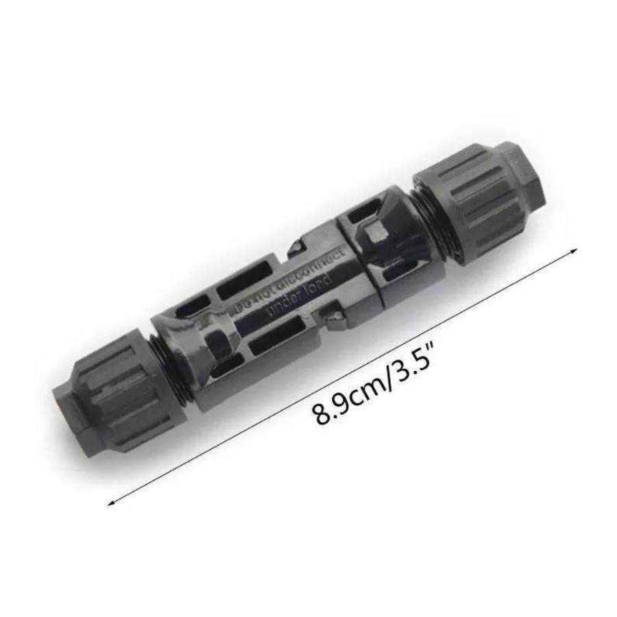 ขายดี แจ๊คMC4 กันน้ำ หัวแจ๊ค ขั้วต่อสายไฟ SOLAR CELL MC4 CONNECTOR มีปลายทาง