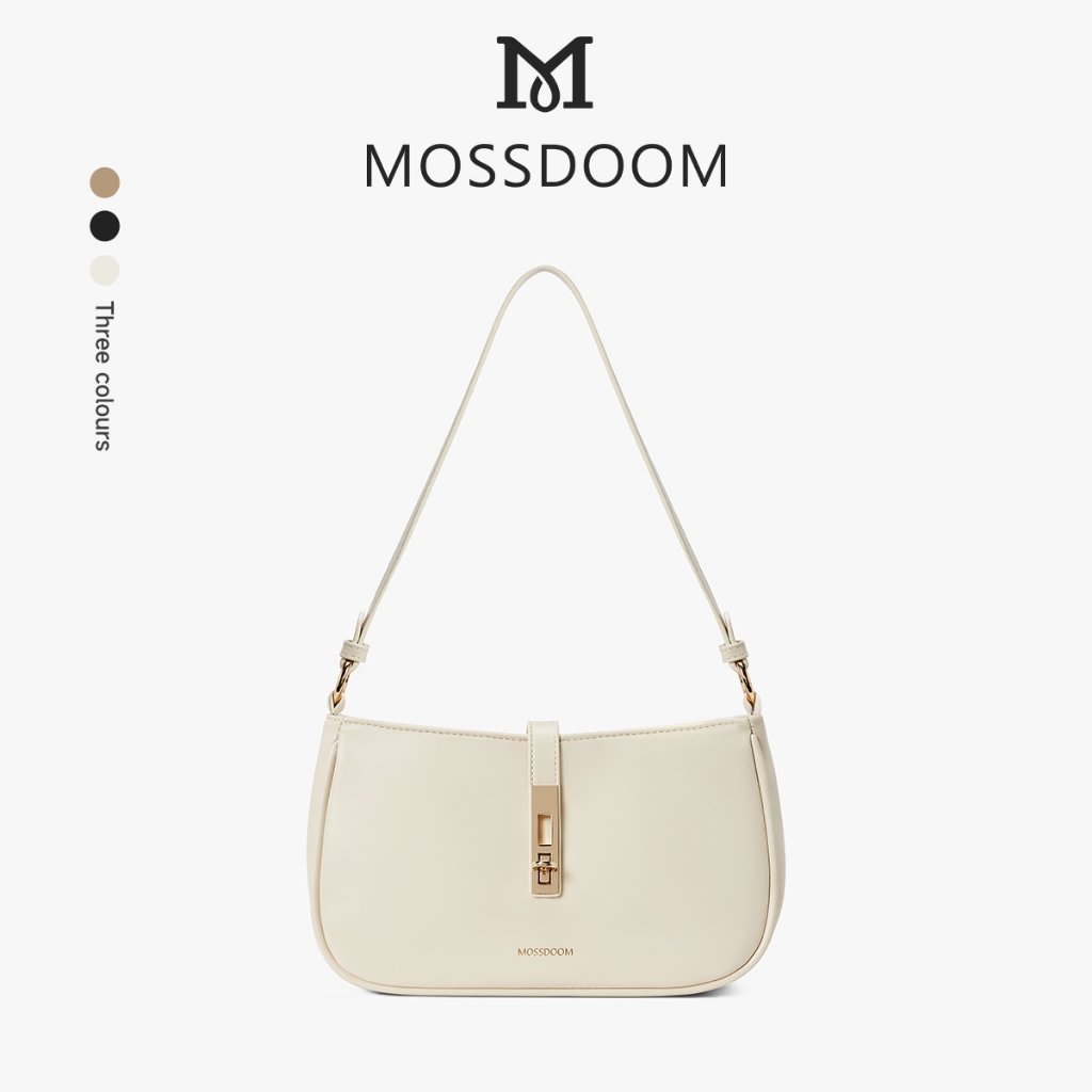 MOSSDOOM Clara Bag กระเป๋าแฟชั่นไหล่ หนังPUนุ่มนิ่ม ดีไซน์สวยหรู