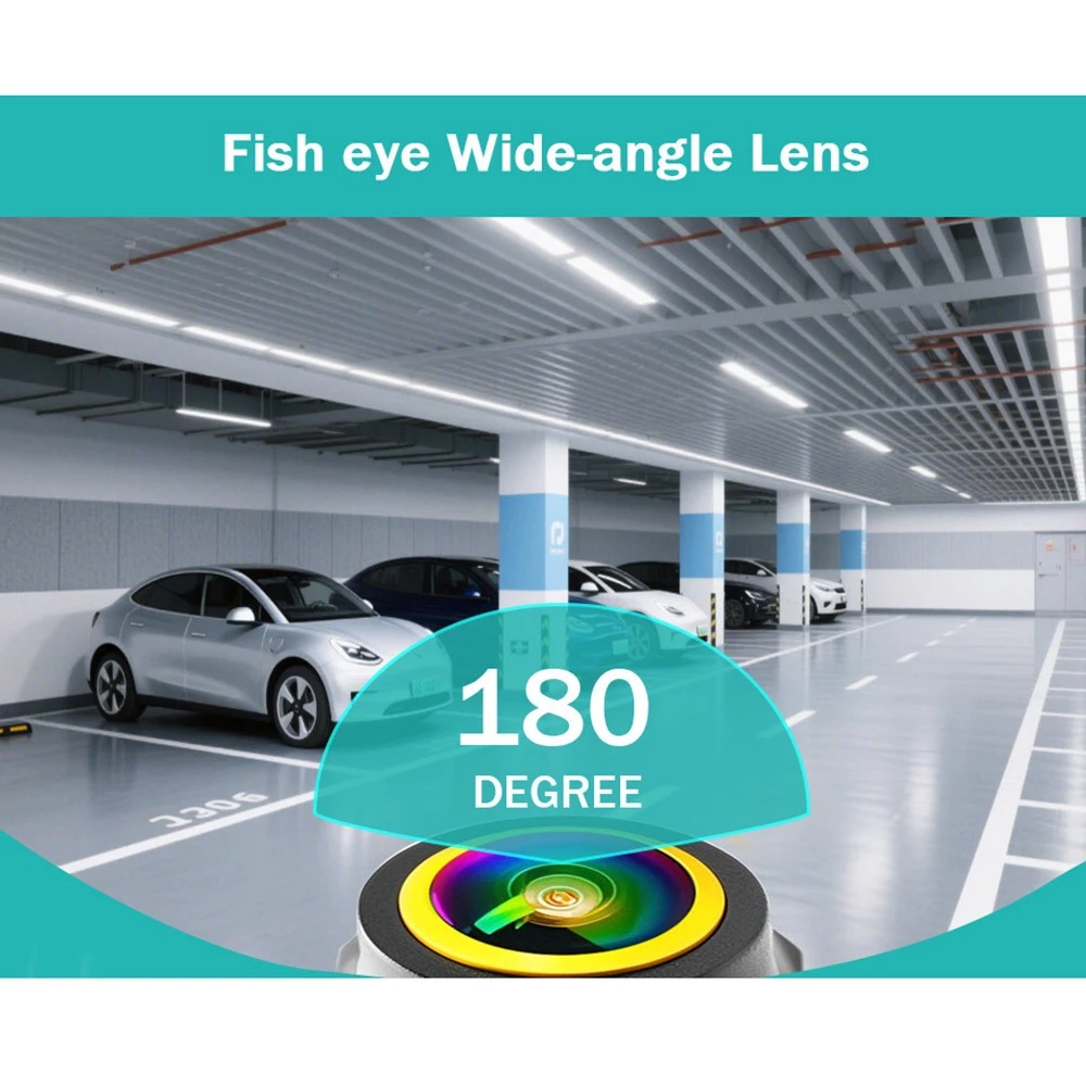 กล้องมองหลังรถยนต์ AHD CVBS 1080P Full HD กล้องสํารอง 170° มุมกว้าง Night Vision เลนส์ Fisheye กล้องถอยหลังรถยนต์ thumbnail 7