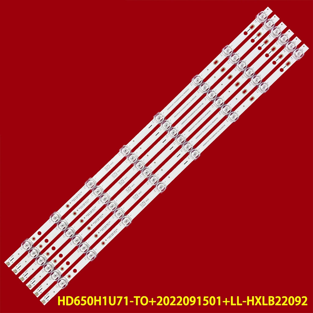 6 ชิ้น/เซ็ต LED backlight strip สําหรับ Hisense 65E35H LED Bar HD650H1U71-T0 2022091501 LL-HXLB22092
