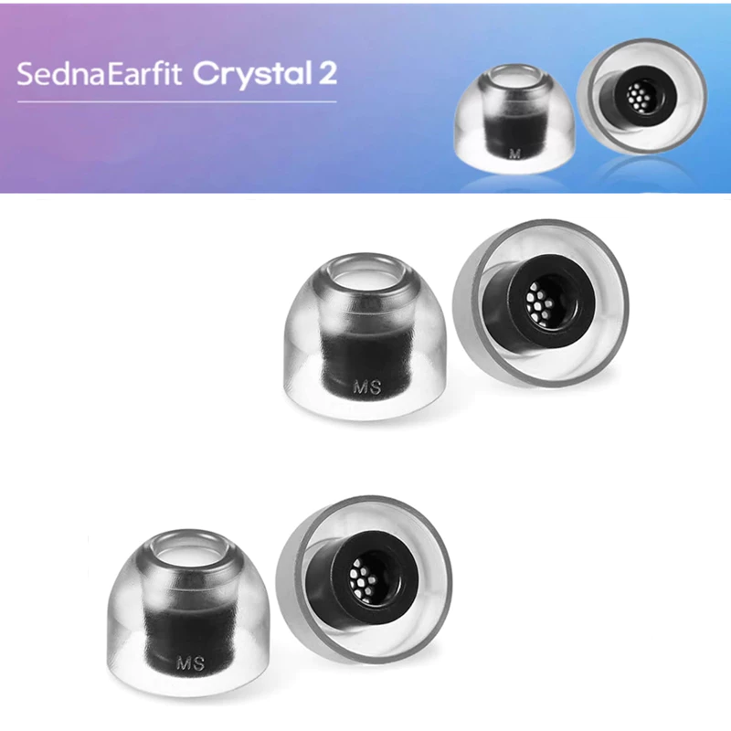 1 คู่ AZLA SednaEarfit คริสตัล 2 LSR หูฟัง Eartips เปลี่ยนใช้งานร่วมกับ WF-1000XM5/XM4/XM3