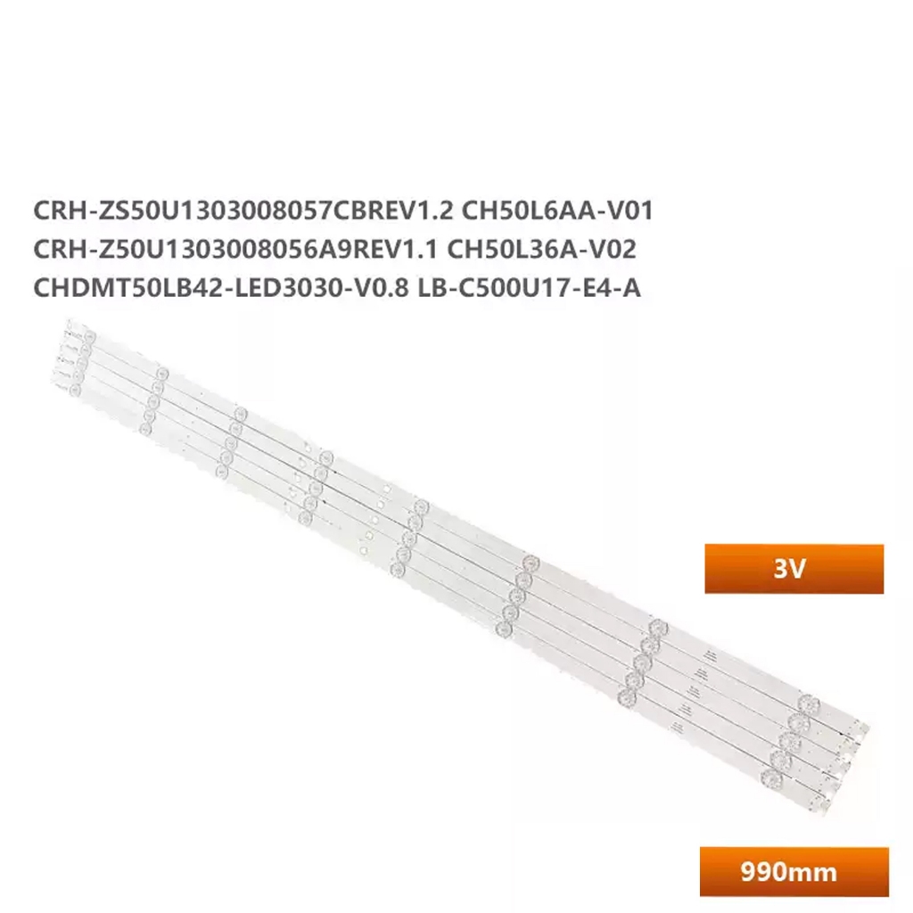 5 ชิ้น/เซ็ต led backlight strip สําหรับ LB-C500U16-E3-A(2)-XRD CRH-Z50U1303008056A9REV1.1 I Strip La