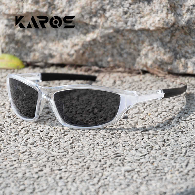 KAROS แว่นกันแดดโพลาไรซ์ใหม่สำหรับคนขับ ป้องกันแสงสะท้อนและUV400 น้ำหนักเบาทองปลาและการเดินทาง