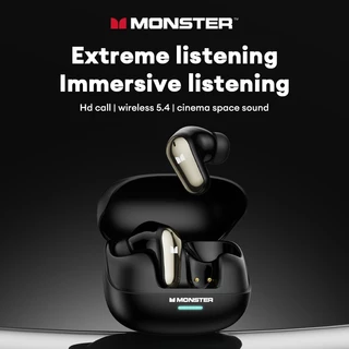 [เปิดตัวผลิตภัณฑ์ใหม่] Monster MQT52 เวอร์ชัน AI อัจฉริยะ หูฟังไร้สาย Bluetooth ลดเสียงรบกวน คุณภาพเสียง HiFi หูฟังอินเอียร์