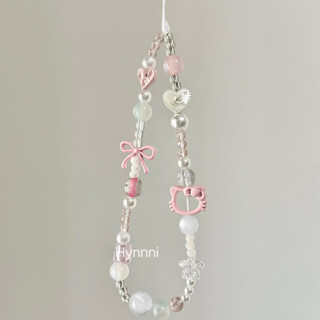 Ins เกาหลีน่ารัก Blue Star Heart ลูกปัดโทรศัพท์ Chain Charm …