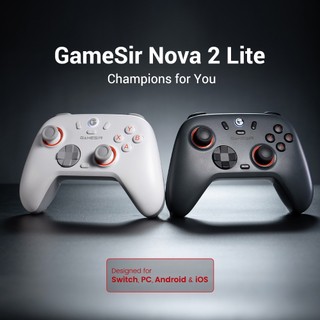 Controlador De Gamepad Sem Fio GameSir Nova 2 Lite Com Bluetooth Para Switch , Android , IOS , PC E Jogos Steam