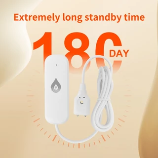 Wifi Tuya สมาร์ท Water Leak Sensor เครื่องตรวจจับสัญญาณเตือนน้ําท่วม Water Leakage Sensor ใช้งานร่วมกับ Smart Life Google Home Alexa