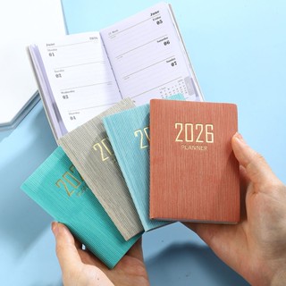 2026 สมุดวางแผนรายวัน Kawaii 365 วัน Pocket Book Notepad Age…