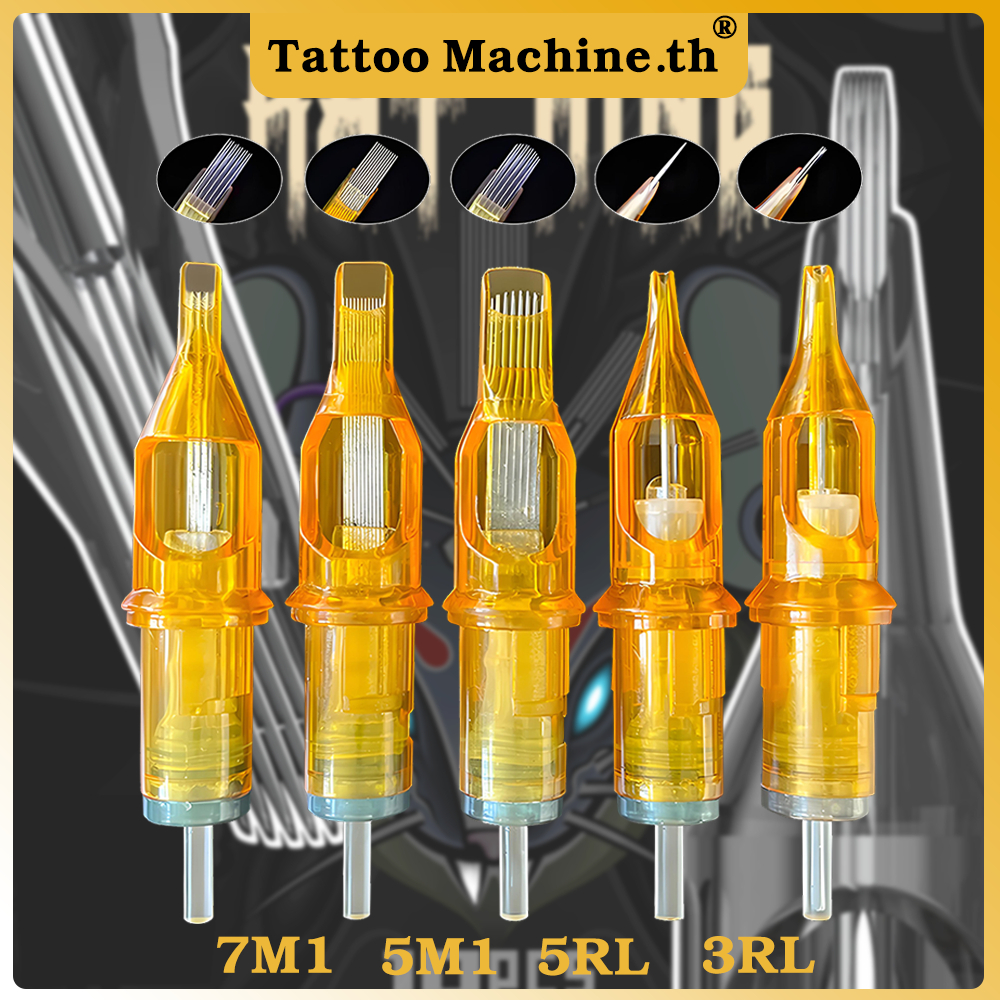 Tattoo เข็มสัก เข็มสักลายสัก 3RL/5RL/5M1/7M1  ซิลิโคนแบบใช้แล้วทิ้งเข็มสักฆ่าเชื้อ เข็มฮอคลงเส้น เข็มสักงานมือ