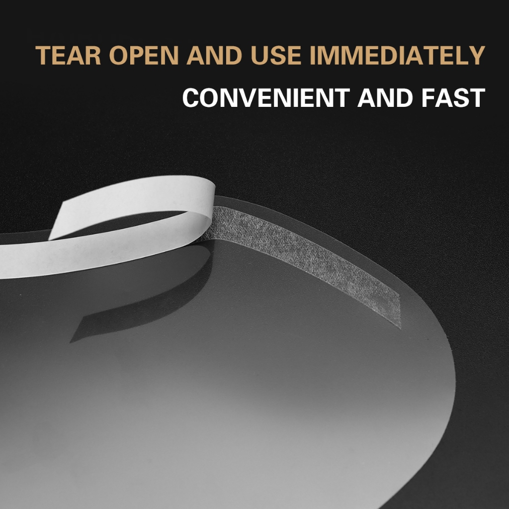 ทิ้งผมม้าเครื่องมือจัดแต่งทรงผมป้องกันการแตกหักหน้ากากใบหน้าโปร่งใสใบหน้าและเครื่องมือป้องกันดวงตาตัดผมเรียบและแพทช์ผ - รูปที่ 3