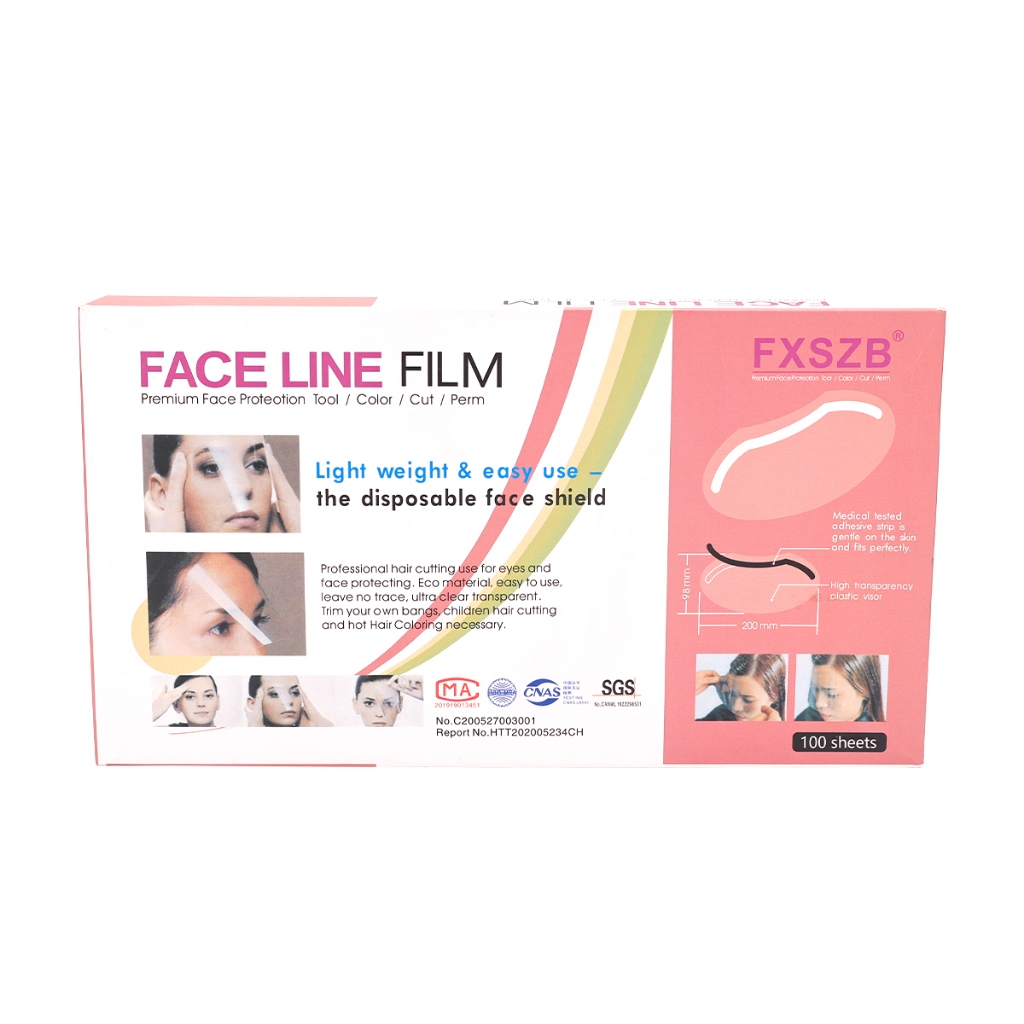 ทิ้งผมม้าเครื่องมือจัดแต่งทรงผมป้องกันการแตกหักหน้ากากใบหน้าโปร่งใสใบหน้าและเครื่องมือป้องกันดวงตาตัดผมเรียบและแพทช์ผ - รูปที่ 7