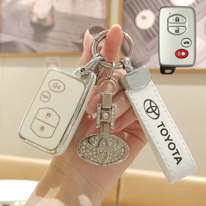 Toyota Remote Car Key Case Protect สําหรับ Toyota camry/camry hybrid/altis/Prius Key Cover Toyota Remote Key Case พวงกุญแจ