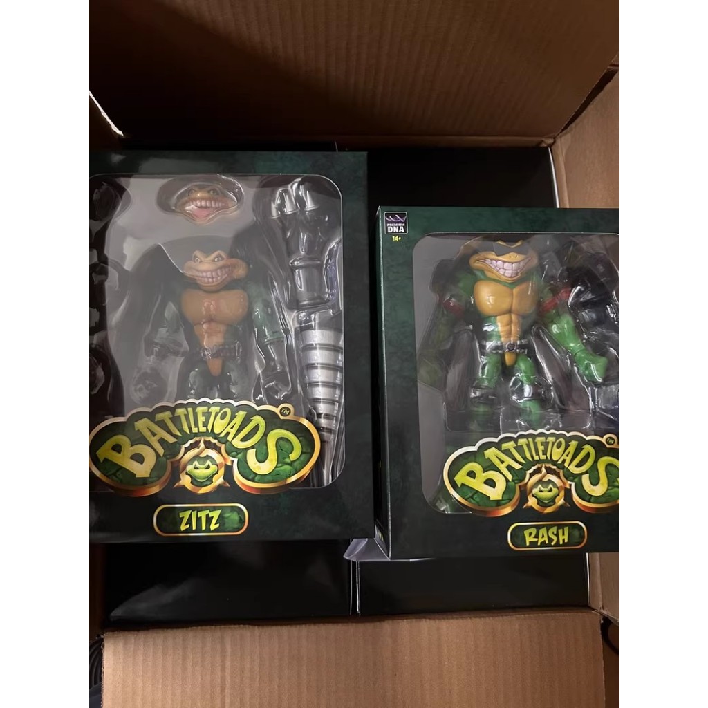 Megalopolis DNA Metropolis Ninja Frog Battletoads Action Figure ของเล่นโมเดล