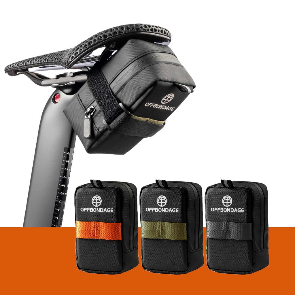 OFFBONDAGE Mini จักรยาน อานกระเป๋า น้ำหนักเบา ขนาดเล็ก พกพา ขี่จักรยาน ที่นั่ง .Multi function MTB กระเป๋าอุปกรณ์จักรยาน