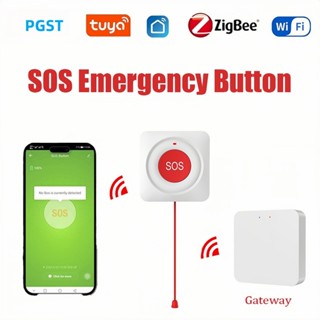 สมาร์ท Tuya WiFi/Zigbee ปุ่ม SOS ฉุกเฉินปุ่มปุ่มโทรไร้สายสํา…