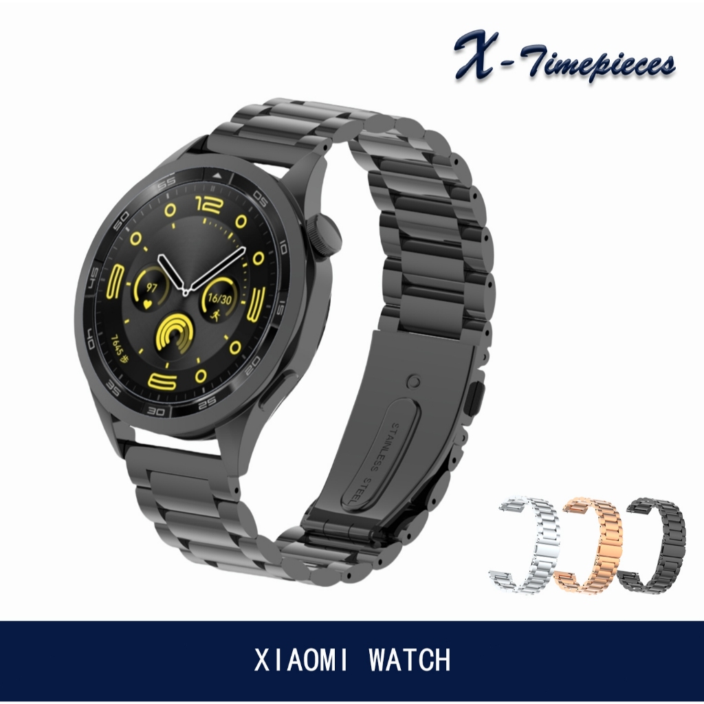 สายสแตนเลสสําหรับนาฬิกา Xiaomi S1 S2 S3 S4 S5 Xiaomi นาฬิกาสี/สี 2,22 มม. สายคล้องคอโลหะ