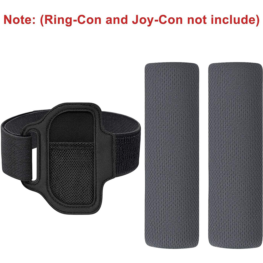 สายรัดขาสําหรับ Ring Fit Adventure Nintendo Switch และ Paddings สําหรับ Ring-Con, ปรับยืดหยุ่นขายึดพร้อม Grip ครอบคลุมชุดอุปกรณ์เสริมสําหรับแหวน Fit เกมผจญภัย