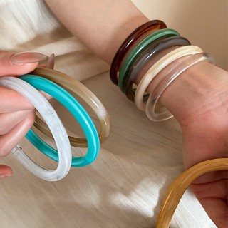 สร้อยข้อมือแฟชั่นย้อนยุคสำหรับผู้หญิง 设计 精美高端树脂手饰