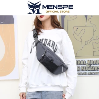 MENSPE กระเป๋าคาดเอว กระเป๋าคาดหน้าอกข้ามร่างกายอเนกประสงค์กระเป๋าคาดเอวทนต่อการสึกหรอสําหรับออกกําลังกายวิ่ง