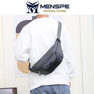 MENSPE กระเป๋าคาดเอว กระเป๋าคาดหน้าอกข้ามร่างกายอเนกประสงค์กระเป๋าคาดเอวทนต่อการสึกหรอสําหรับออกกําลังกายวิ่ง