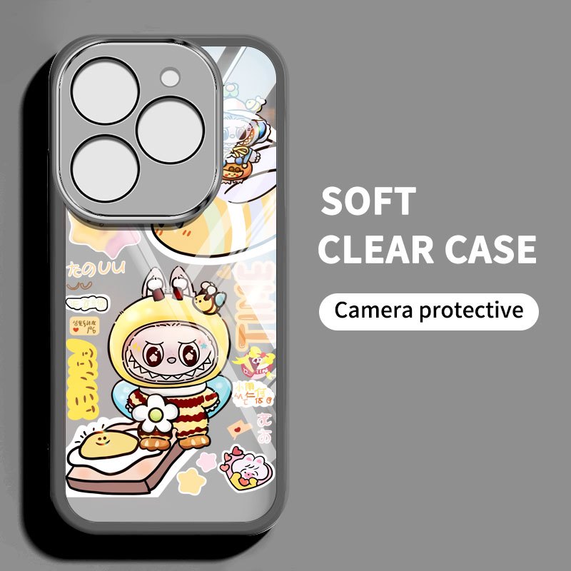 YBD Labubu สําหรับ infinix Smart 8 HD Plus Pro ITEL P55 Hot 40i Tecno Spark Go 2024 Spark 20 20C POP