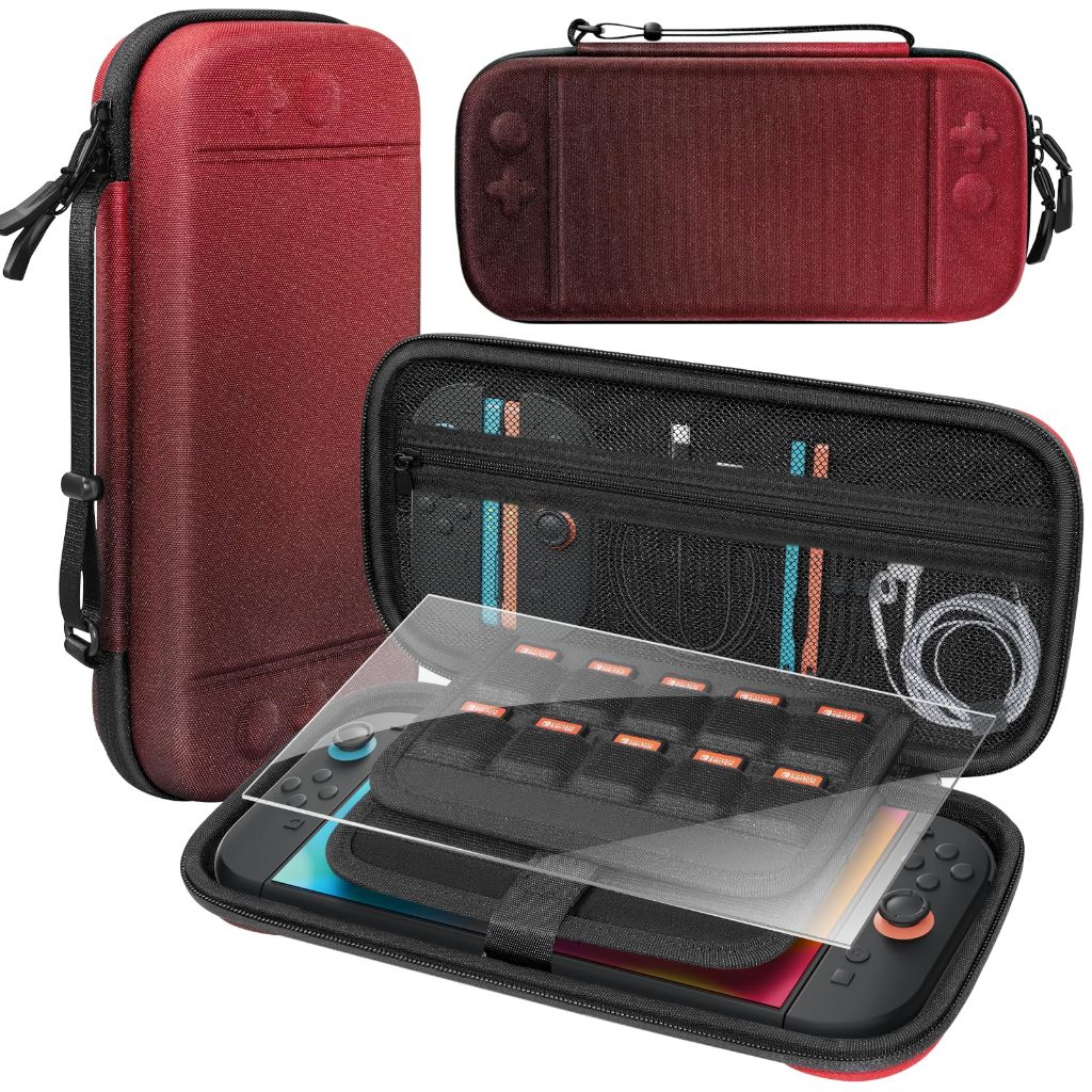 เคสพกพา Switch 2 เข้ากันได้กับคอนโซล Nintendo Switch 2, กระเป๋าเดินทาง Switch 2, กระเป๋าเดินทางแบบแข