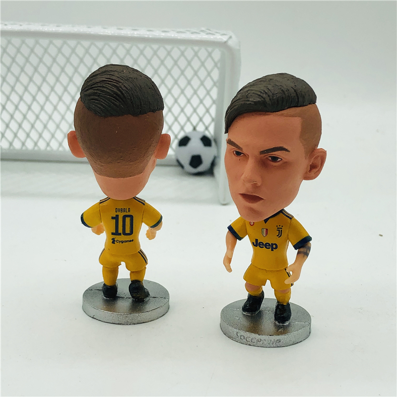 Soccerwe Soccer Player Juventus 10# ตุ๊กตา Dybala สีเหลือง