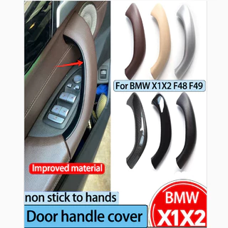 F48 ภายในรถด้านหน้าด้านหลังซ้ายขวาประตูดึงมือจับด้านนอกฝาครอบสําหรับ BMW X1 X2 F48 F49 F39 2016-2020