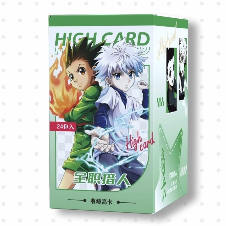 นักล่า  นักล่า การ์ดกล่องตาบอด กล่องละ 24 แพ็ค, การ์ดอะนิเมะสะสมสองด้าน (8.5  5.4 ซม.)Hunter × Hunter