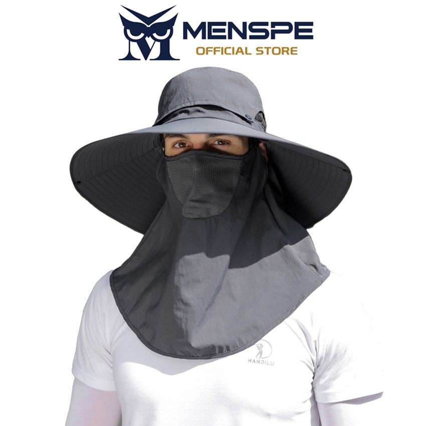 MENSPE หมวกกลางแจ้ง Climing หมวกเดินป่า หมวกชาวประมง แห้งเร็w ระบายอากาศดี