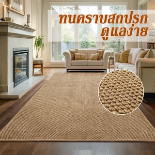 E MEIJIA พรมปูพื้นห้องนั่งเล่น พรมปูพื้นมินิมอล พรมตกแต่ง ขนาดใหญ่ ดูแลง่าย
