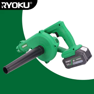 RYOKU ชุดโบลเวอร์ไร้สาย เครื่องเป่าลมหิมะแบบชาร์จไฟได้, กําจัดฝุ่นมือถือใบโบลเวอร์, เครื่องมือทําสวนอเนกประสงค์, พร้อมโบลเวอร์หิมะแบบชาร์จไฟได้, กําจัดฝุ่นมือถือใบ,