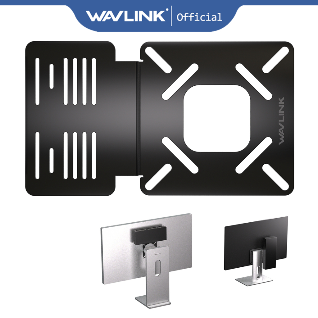 WAVLINK Docking Station Mount สําหรับ Workstation, หลัง Monitor Vesa ติดตั้ง, Electrolytic Iron Dock