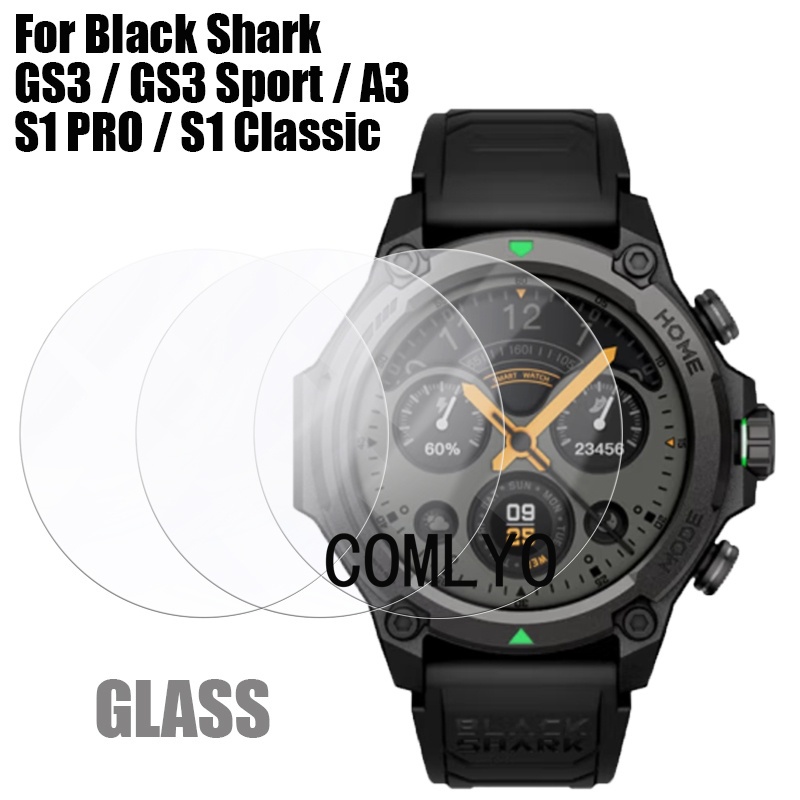 For Black Shark GS3 Sport A3 S1 PRO Classic คลาสสิกกระจกนิรภัยสมาร์ทนาฬิกาป้องกันหน้าจอ 9H 2.5D ฟิล์ม