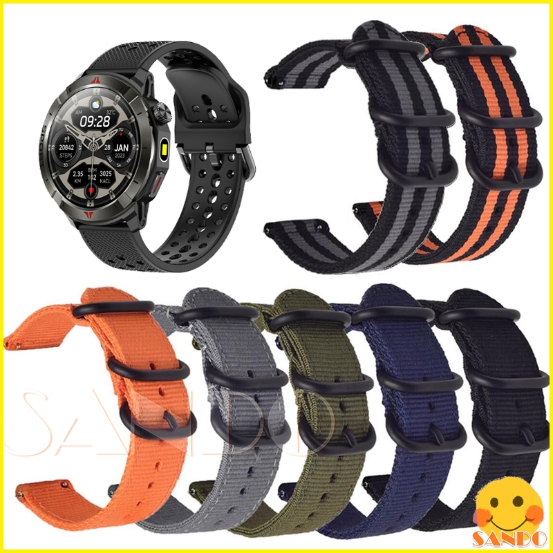 สาย Aolon Pulse Aolon GT5 Pro TETRA S5 Aolon Navi R4 R3 R2 สายไนลอนผ้าใบสมาร์ทวอทช์ สายนาฬิกาซิลิโคน