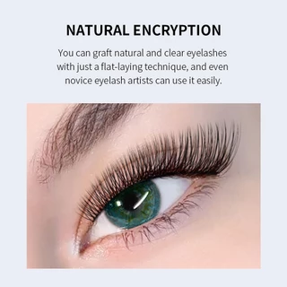 GLAMLASH U รูปร่าง YY ขนตาปลอม 8-15 มม.ผสม CD Curl เคล็ดลับคู่ Lashes Extension Hand-wowen ขนตาส่วนบุคคล