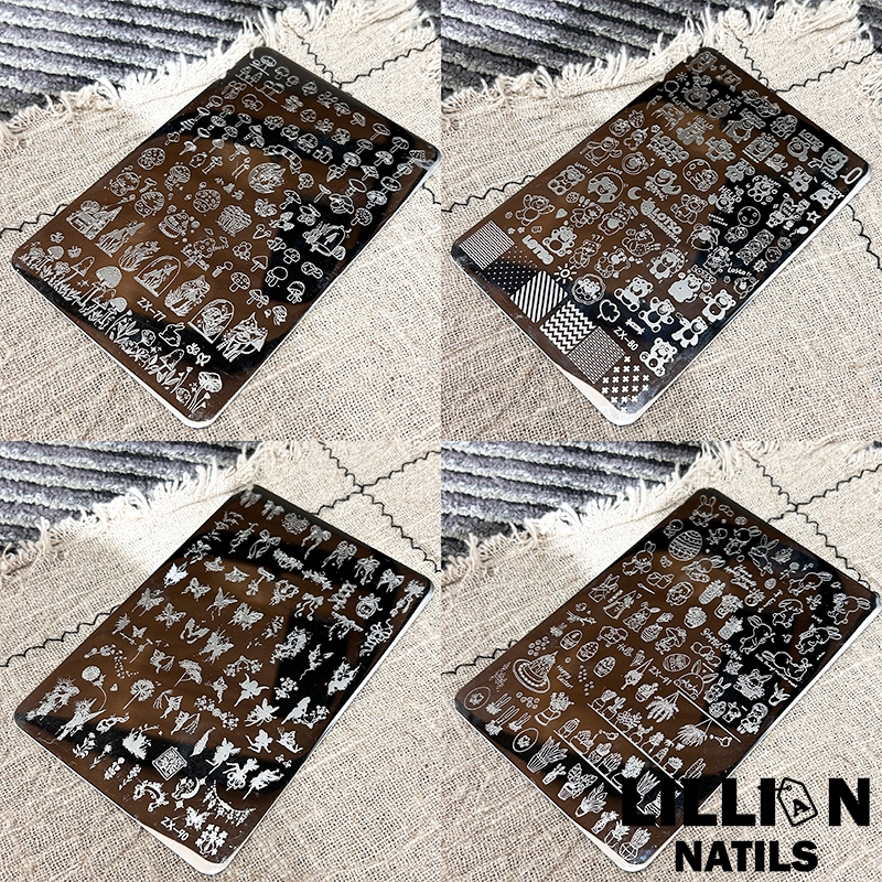 พร้อมส่งในไทย  Stamping plate แผ่นปั้มลาย เพ้นท์ลาย พิมพ์แม่พิมพ์เครื่องมือทําเล็บเครื่องมือ - รูปที่ 6