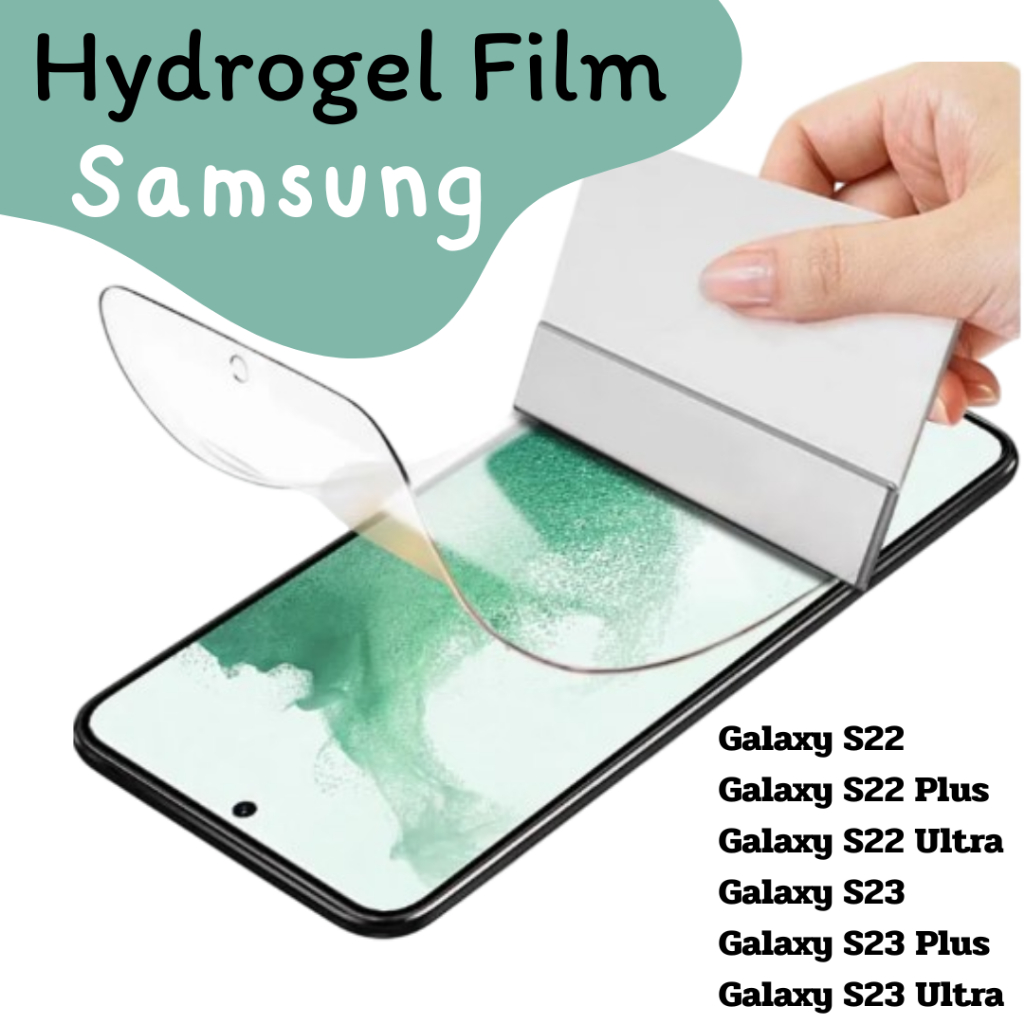 [ Back film ] ฟิล์มไฮโดรเจลสําหรับ Samsung Galaxy S22 / S22 Plus / S22 Ultra / S23 / S23 Plus / S23 