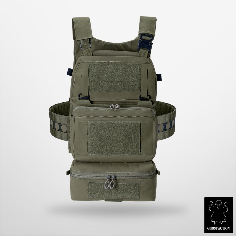 Ghost Actionชุดเสื้อกั๊กยุทธศาสตร์ Ferro Style FCPC V5 พร้อมDOPE Pouch Drop Pouchแผ่นยุทธศาสตร์ 6301