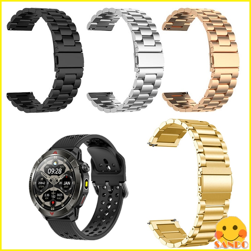 Aolon Pulse TETRA S5  Aolon Navi R4 R3 R2 สมาร์ทวอทช์สายโลหะสมาร์ทวอทช์เปลี่ยนสายรัดข้อมืออุปกรณ์เสร