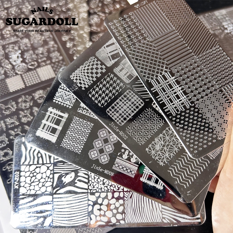พร้อมส่งในBangkok  พิมพ์แม่พิมพ์เครื่องมือทําเล็บ ภาพวาดสไตล์ฝรั่งเศส เครื่องมือศิลปะการถ่ายโอน Stamping plate – โปรปัง