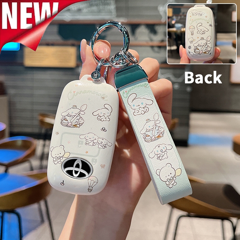 Toyota Vios 2023-2025 Yaris Raize Veloz AVANZA Yaris / Corolla / Levin / Highlander ฝาครอบกุญแจ Keyless Remote Sarung Kunci Kereta Vios 2024-2025 TPU ฝาครอบกุญแจ