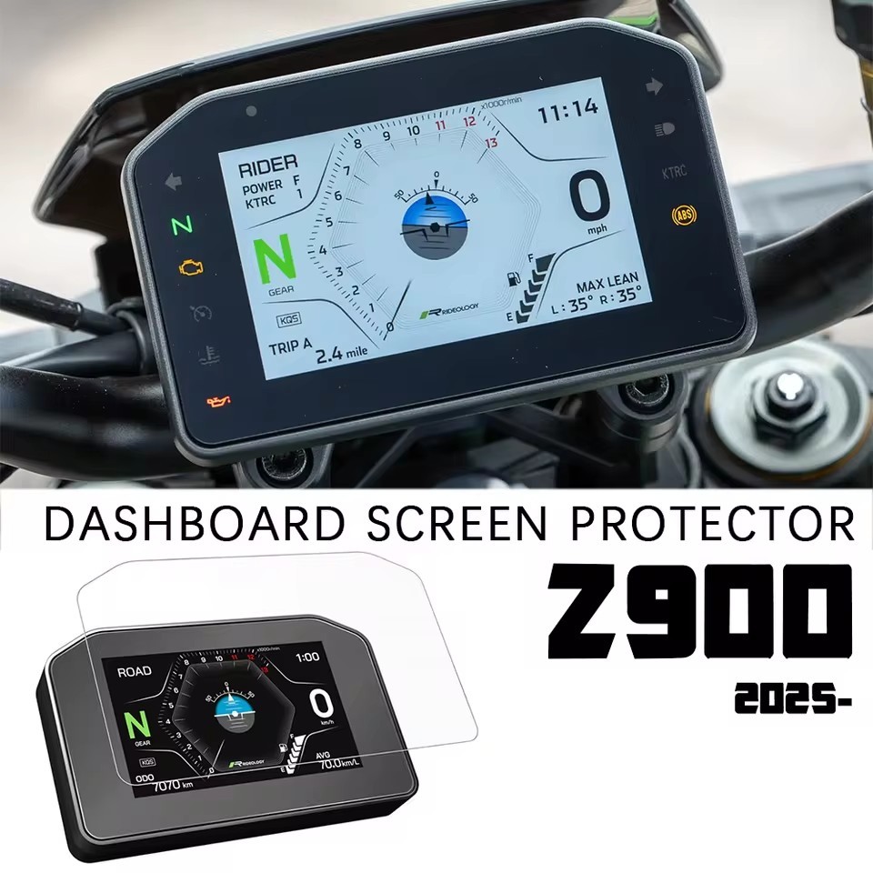 2025 Z900 Z 900 Dashboard Screen Protector สําหรับ KAWASAKI Z900SE Z900 อุปกรณ์เสริม TPU เครื่องมือฟิล์ม Z 900 SE 2025