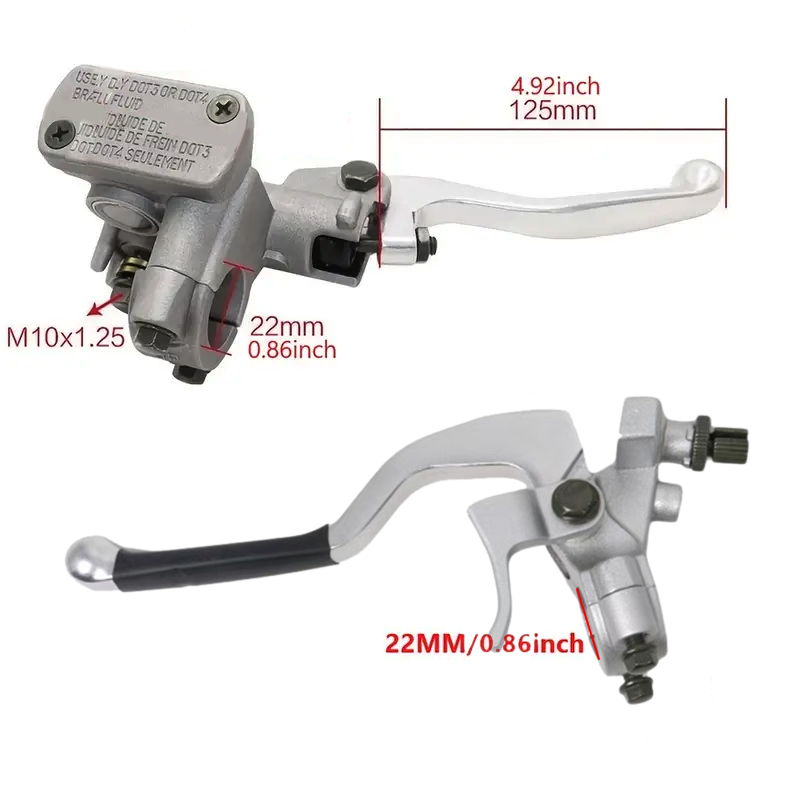 รถจักรยานยนต์ปั๊มเบรกไฮดรอลิกคลัทช์กระบอกสูบหลักสําหรับ Honda CRF150F CRF250R CRF450R CRF250X CRF450X CR125R CR250R CRF 250R 450R 2004-202022